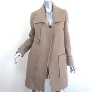 J. Brand Patch Pocket Felted Wool Coat Size 6